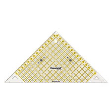 將圖片載入圖庫檢視器 Quick triangle ruler for 1/2 square, Omnigrid up to 15 cm

