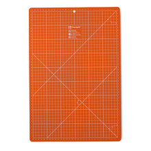 Load image into Gallery viewer, Cutting mat, cm/inch scale 30 cm x 45 cm, orange

