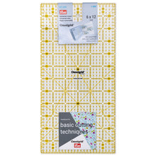 Load image into Gallery viewer, Universal ruler, inch scale, Omnigrid 6 inch x 12 inch

