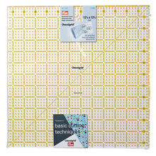 Load image into Gallery viewer, Universal ruler, inch scale, Omnigrid 12.5 inch x 12.5 inch
